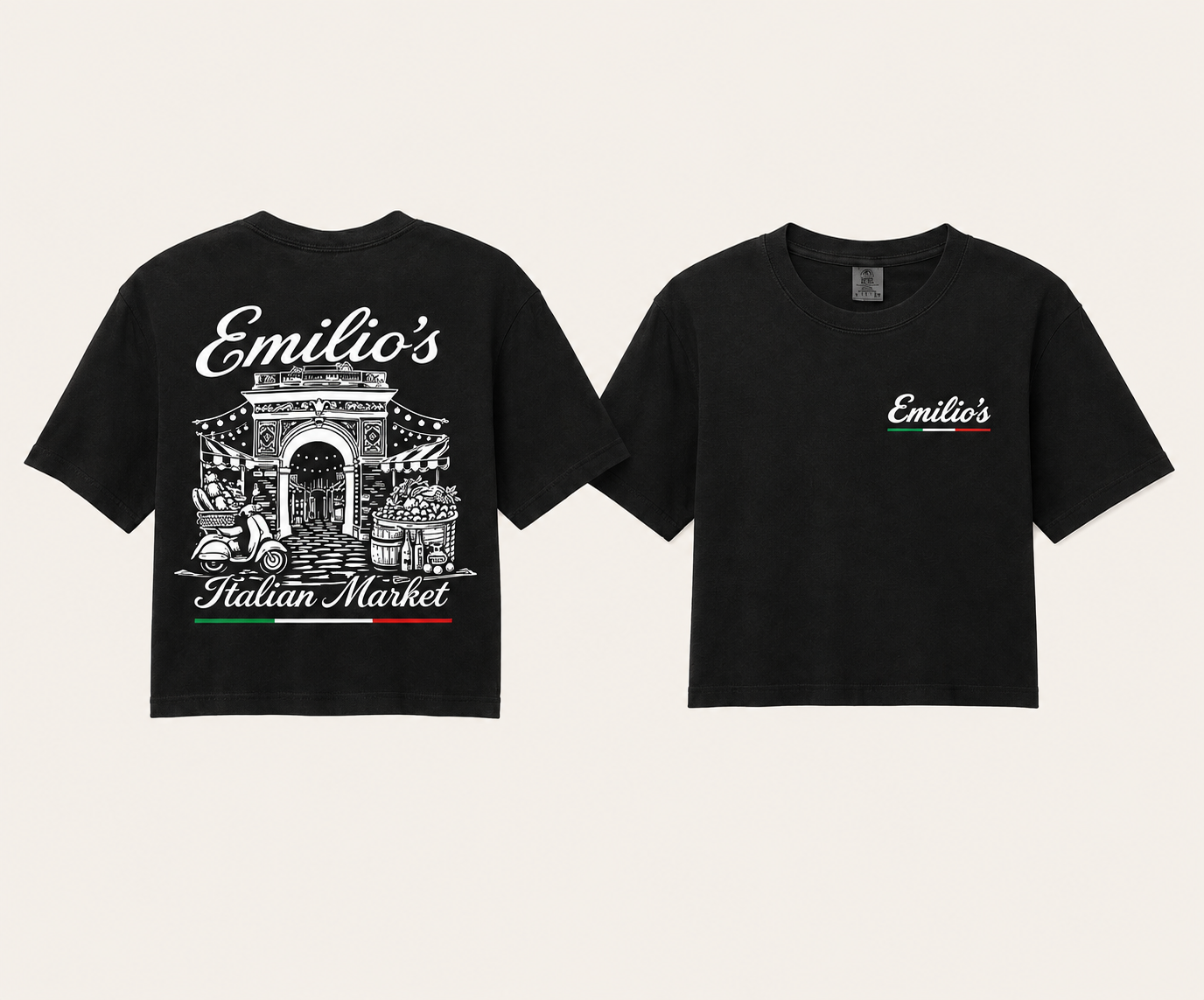 Emilio's Womens Crop Tee